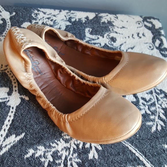 Lucky Brand Shoes - Lucky Brand Emmie Tan Leather Ballet Shoes